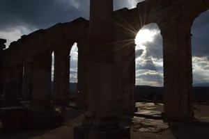 Volubilis Shadow Ruins Wallpaper