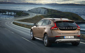 Volvo V40 Rear Angle Wallpaper