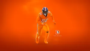 Von Miller Color Rush Wallpaper