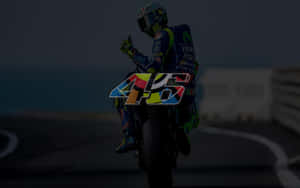 Vr46 Valentino Rossi's Racing Number Wallpaper