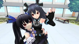 Vrchat Uni And Noire Wallpaper