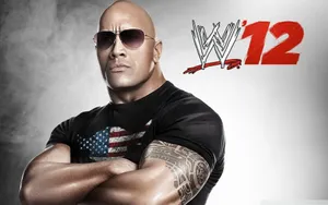 W12 The Rock Wrestling Photo Wallpaper
