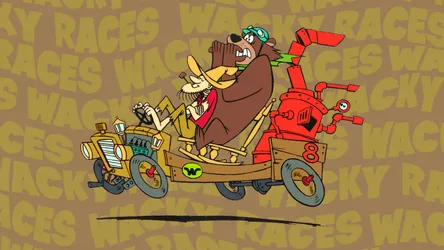 Wacky Races Luke And Blubber Bear Wallpaper