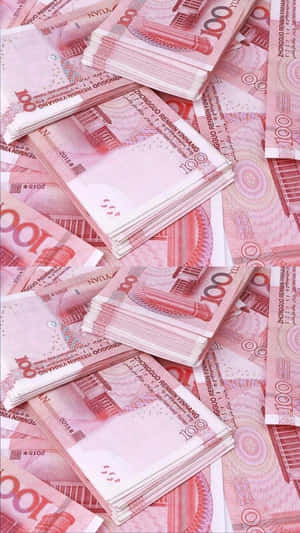Wads Of Girly Money Wallpaper