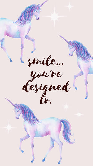 Walking Unicorn Wallpaper