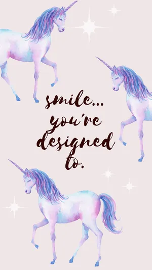Walking Unicorn Wallpaper