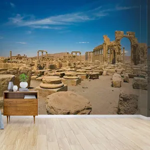 Wall Art Featuring Palmyra's Monumental Arch Wallpaper