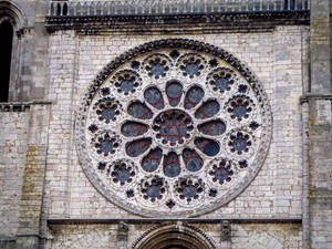 Wall Of Chartres Cathedral Wallpaper