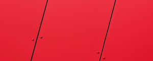 Wall With Black Lining Red Ultra Wide Hd Wallpaper