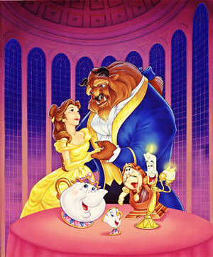 Walt Disney Beauty And The Beast Wallpaper