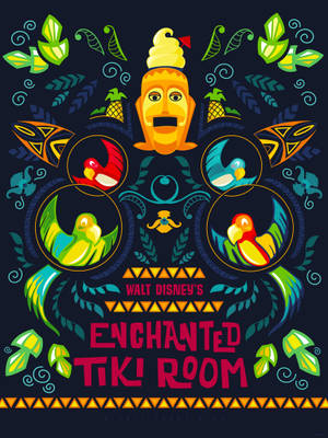 Walt Disney's Enchanted Tiki Room Poster Wallpaper
