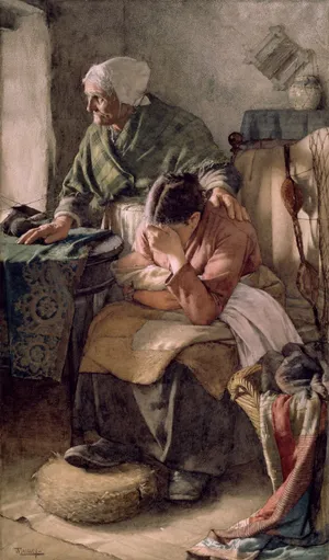 Walter Langley Watercolor Painting Wallpaper