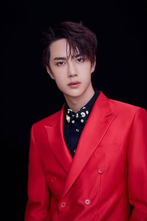 Wang Yibo Produce 101 In Red Wallpaper