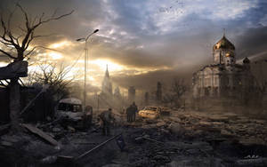 War Ravages Civilizations And Leaves Survivors In Its Wake. Wallpaper
