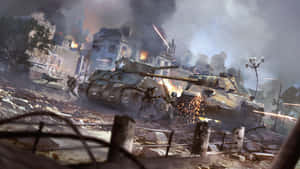 War Thunder_ Tank Battle_ Chaos Wallpaper