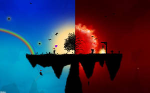 War Vs. Peaceful Wallpaper