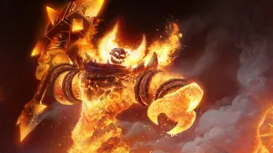 Warcraft 2 Fire Elemental Wallpaper