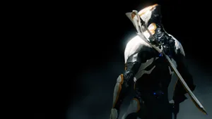 Warframe Soldier Facing Back Wallpaper