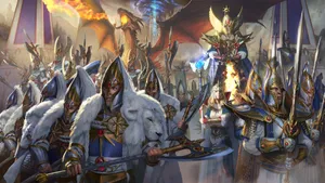 Warhammer Total War High Elves And Tyrion Wallpaper