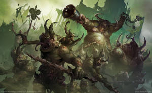 Warhammer Total War Nurgle Faction Art Wallpaper