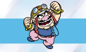 Wario Strikes A Pose In A Vibrant Wallpaper Wallpaper