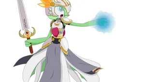 Warrior Goddess Gardevoir Wallpaper