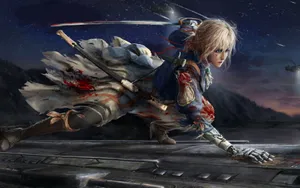 Warrior Violet Evergarden Wallpaper