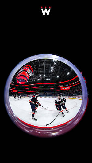 Washington Capitals Fish Eye Lens Wallpaper