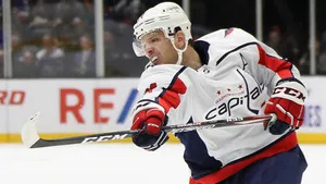 Washington Capitals John Carlson Medium Angle Shot Wallpaper