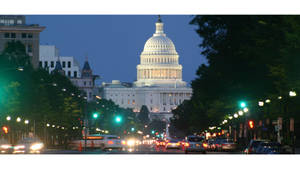 Washington, Dc City Road Wallpaper