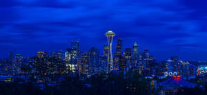 Washington Seattle City Night Wallpaper