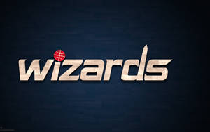 Washington Wizards Logo In Aesthetic Blue Wallpaper