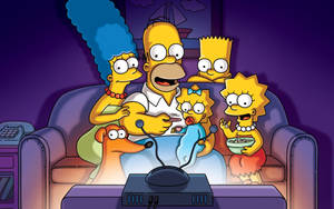 Watching Simpsons Family