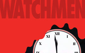 Watchmen Red Clock Wallpaper