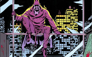 Watchmen Rorschach Window Wallpaper