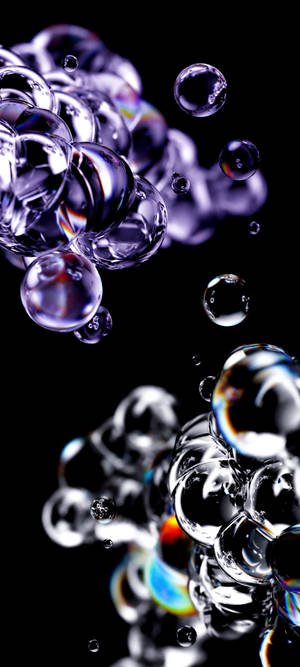 Water Bubbles For Samsung S20 Fe Wallpaper