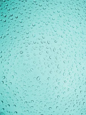 Water Droplets Blue Hd Wallpaper