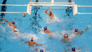 Water Polo Defensive Formation Wallpaper