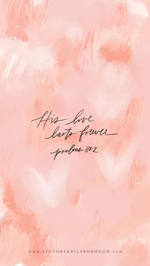 Watercolor Art With Bible Verse Aesthetic Wallpaper
