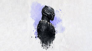 Watercolor Black Panther 4k Ultra Hd Dark Wallpaper