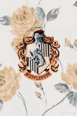 Watercolor Hufflepuff Logo Wallpaper