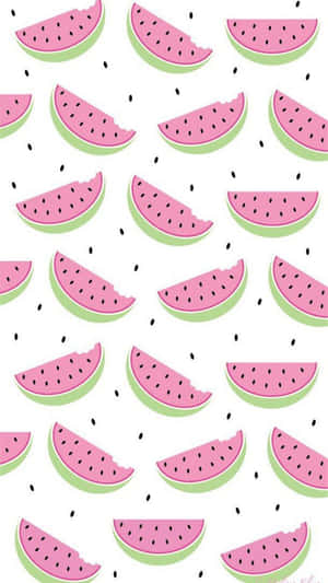 Watermelon Pattern Wallpaper - Pink Watermelon Wallpaper Wallpaper