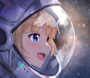 Watson Amelia With Astronaut Helmet Wallpaper