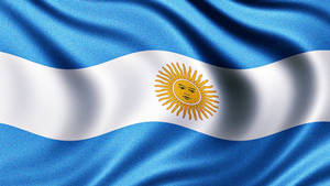 Waving Argentina Country Flag Wallpaper