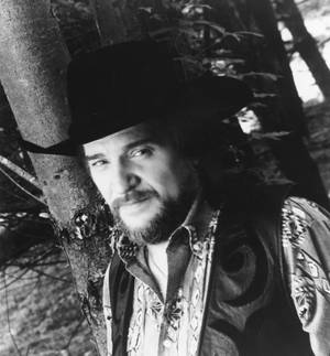 Waylon Jennings Portrait Wallpaper