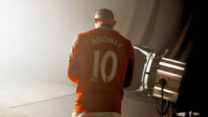 Wayne Rooney Back View Photo Shoot Wallpaper