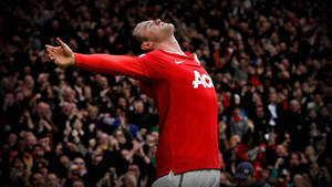 Wayne Rooney Feels The Moment Wallpaper