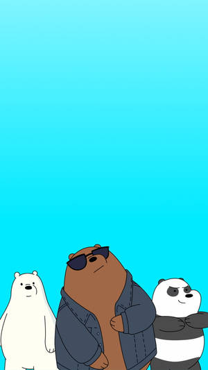We Bare Bears Aesthetic Cool Grizz Wallpaper
