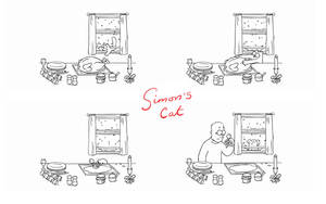Web Cartoon Simon's Cat Turkey Comic Wallpaper