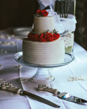 Wedding Aesthetic Cake Wallpaper
